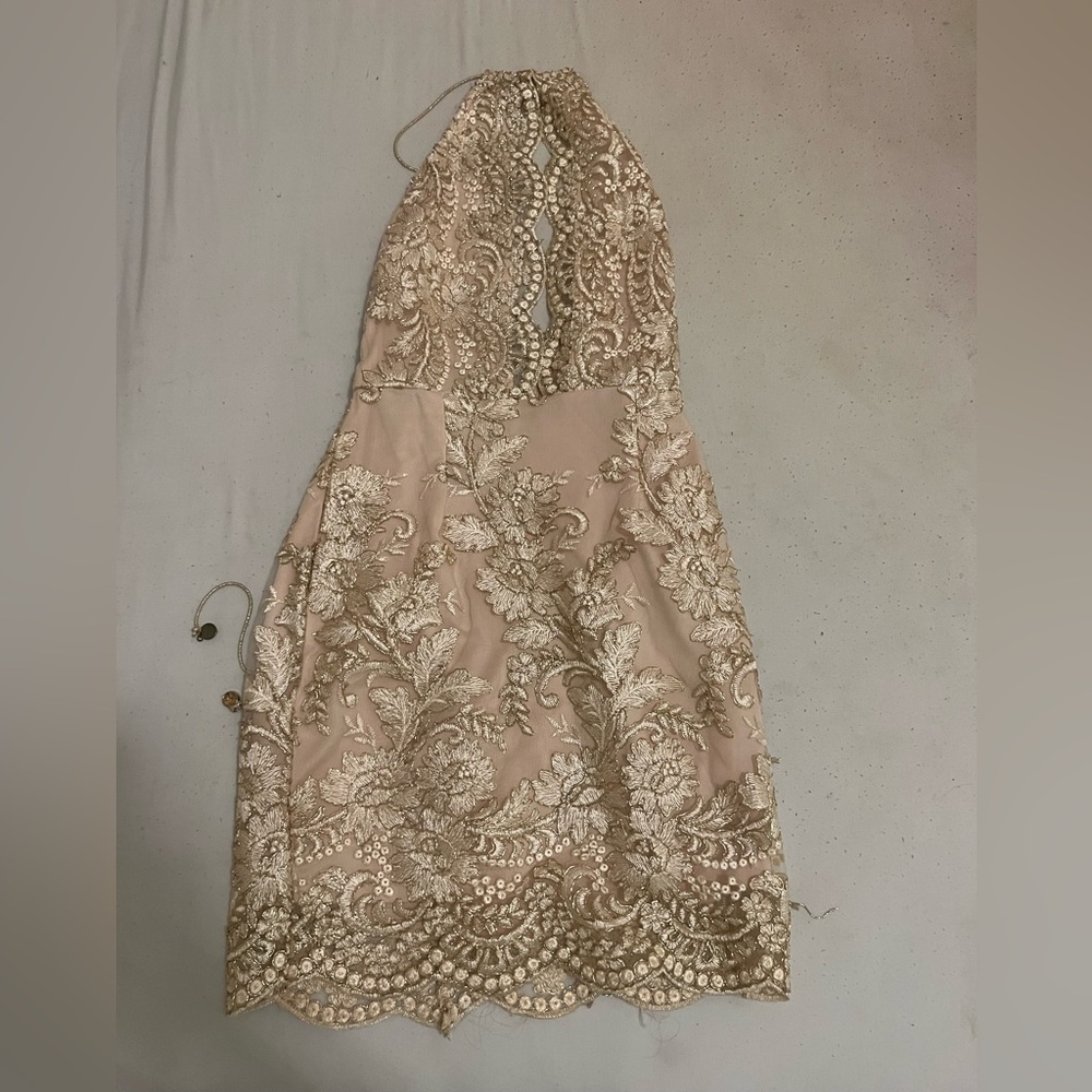 Beautiful Gold Hello Molly Formal Dress